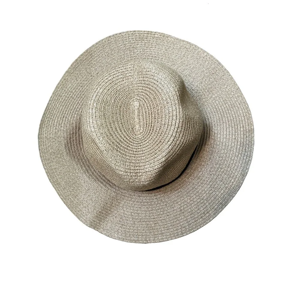 Banana Republic Women's S/M Brown Straw Hat NWT Beach Casual Preppy Summer